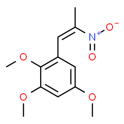 ChemSpider 2D Image | 1,2,5-Trimethoxy-3-[(1Z)-2-nitro-1-propen-1-yl]benzene | C12H15NO5