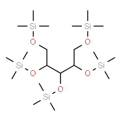 ChemSpider 2D Image | 1,2,3,4,5-Pentakis-O-(trimethylsilyl)pentitol | C20H52O5Si5