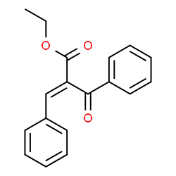 ChemSpider 2D Image | Ethyl (2E)-2-benzoyl-3-phenylacrylate | C18H16O3
