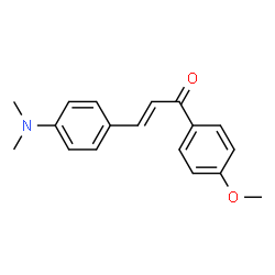 ChemSpider 2D Image | 4-(DIMETHYLAMINO)-4'-METHOXYCHALCONE | C18H19NO2