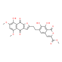 ChemSpider 2D Image | alpha-rubromycin | C27H20O12