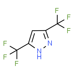 ChemSpider 2D Image | 3,5-Bis(trifluoromethyl)-1H-pyrazole | C5H2F6N2