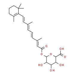 ChemSpider 2D Image | O~15~-(6-Carboxy-3,4,5-trihydroxytetrahydro-2H-pyran-2-yl)retinoic acid | C26H36O8
