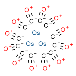 ChemSpider 2D Image | Carbon monooxide - osmium (4:1) | C12O12Os3