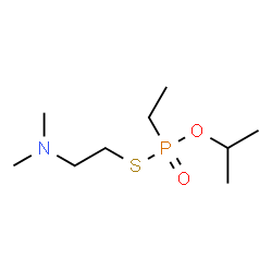 ChemSpider 2D Image | S-[2-(Dimethylamino)ethyl] O-isopropyl ethylphosphonothioate | C9H22NO2PS