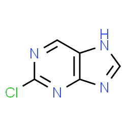 ChemSpider 2D Image | Chloropurine | C5H3ClN4