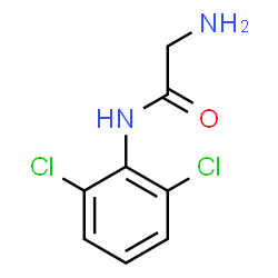 ChemSpider 2D Image | N-(2,6-Dichlorophenyl)glycinamide | C8H8Cl2N2O