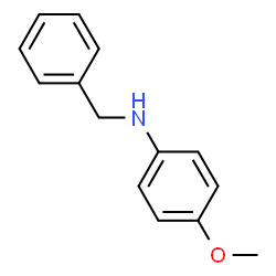 ChemSpider 2D Image | N-Benzyl-p-anisidine | C14H15NO