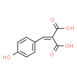 ChemSpider 2D Image | (4-Hydroxybenzylidene)malonic acid | C10H8O5