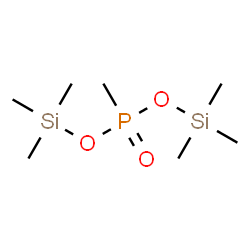 ChemSpider 2D Image | Bis(trimethylsilyl) methylphosphonate | C7H21O3ψ2