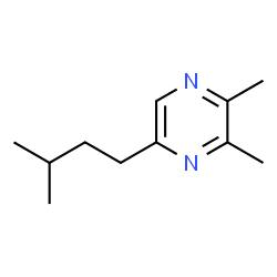 ChemSpider 2D Image | 2,3-Dimethyl-5-isopentylpyrazine | C11H18N2