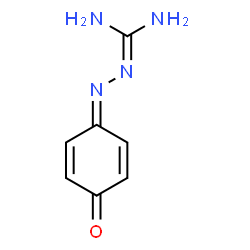 ChemSpider 2D Image | 2-(4-oxocyclohexa-2,5-dien-1-ylidene)hydrazinecarboximidamide | C7H8N4O