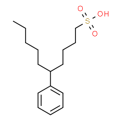 ChemSpider 2D Image | 5-Phenyl-1-decanesulfonic acid | C16H26O3S