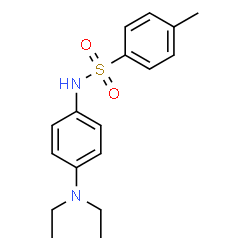 ChemSpider 2D Image | Aniline, N,N-diethyl-p-(p-tolylsulfonamido)- | C17H22N2O2S