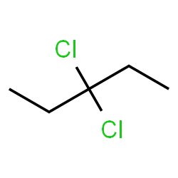 ChemSpider 2D Image | 3,3-Dichloropentane | C5H10Cl2