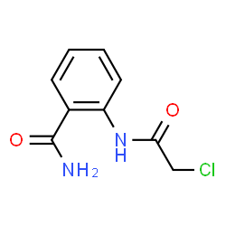 ChemSpider 2D Image | 2-(2-Chloroacetamido)benzamide | C9H9ClN2O2