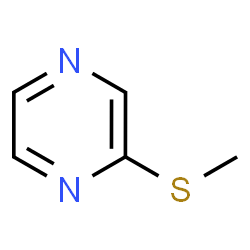 ChemSpider 2D Image | (Methylthio)pyrazine | C5H6N2S