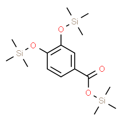 ChemSpider 2D Image | Trimethylsilyl 3,4-bis(trimethylsilyloxy)benzoate | C16H30O4Si3