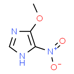 ChemSpider 2D Image | 4-Methoxy-5-nitro-1H-imidazole | C4H5N3O3
