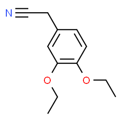 ChemSpider 2D Image | 3,4-Diethoxyphenylacetonitrile | C12H15NO2