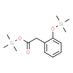 ChemSpider 2D Image | Trimethylsilyl {2-[(trimethylsilyl)oxy]phenyl}acetate | C14H24O3Si2