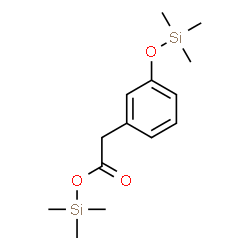 ChemSpider 2D Image | Trimethylsilyl {3-[(trimethylsilyl)oxy]phenyl}acetate | C14H24O3Si2