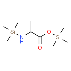 ChemSpider 2D Image | N,O-Bis-(trimethylsilyl)alanine | C9H23NO2Si2