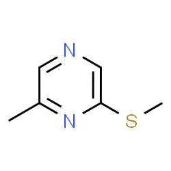 ChemSpider 2D Image | 2-Methyl-6-(methylthio)pyrazine | C6H8N2S