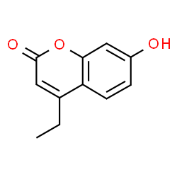 ChemSpider 2D Image | 4-Ethyl-7-hydroxycoumarin | C11H10O3