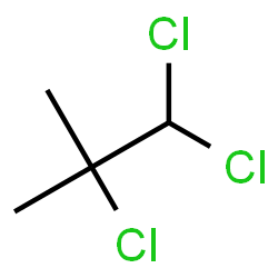 ChemSpider 2D Image | 1,1,2-Trichloro-2-methylpropane | C4H7Cl3