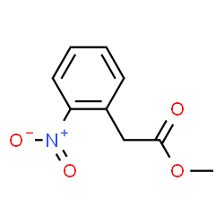 ChemSpider 2D Image | Methyl (2-nitrophenyl)acetate | C9H9NO4