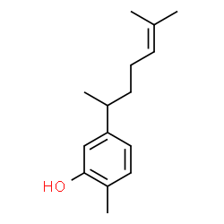 ChemSpider 2D Image | 2-Methyl-5-(6-methyl-5-hepten-2-yl)phenol | C15H22O