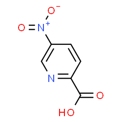ChemSpider 2D Image | 5-nitropicolinic acid | C6H4N2O4