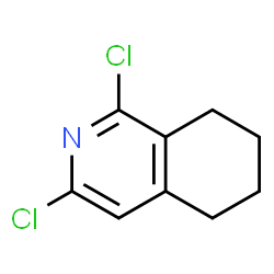 ChemSpider 2D Image | 1,3-Dichloro-5,6,7,8-tetrahydroisoquinoline | C9H9Cl2N