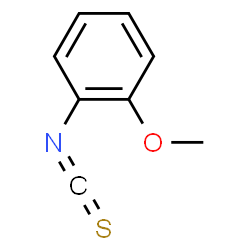 ChemSpider 2D Image | 2-Methoxyphenyl isothiocyanate | C8H7NOS