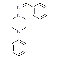 ChemSpider 2D Image | (Z)-1-Phenyl-N-(4-phenyl-1-piperazinyl)methanimine | C17H19N3