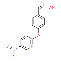 ChemSpider 2D Image | (Z)-N-Hydroxy-1-{4-[(5-nitro-2-pyridinyl)oxy]phenyl}methanimine | C12H9N3O4