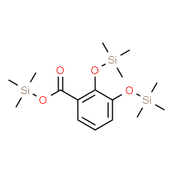 ChemSpider 2D Image | Trimethylsilyl 2,3-bis[(trimethylsilyl)oxy]benzoate | C16H30O4Si3