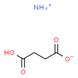 ChemSpider 2D Image | Ammonium succinate | C4H9NO4