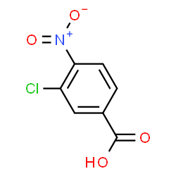 ChemSpider 2D Image | 3-Chloro-4-nitrobenzoic acid | C7H4ClNO4