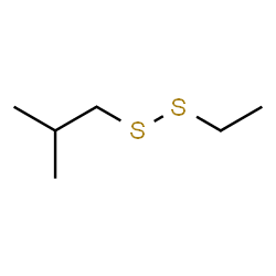 ChemSpider 2D Image | Ethyl isobutyl disulfide | C6H14S2