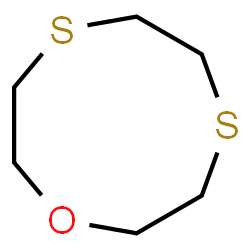 ChemSpider 2D Image | 1,4,7-Oxadithionane | C6H12OS2