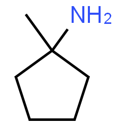 ChemSpider 2D Image | 1-Methylcyclopentanamine | C6H13N