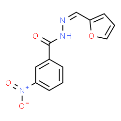 ChemSpider 2D Image | N'-[(Z)-2-Furylmethylene]-3-nitrobenzohydrazide | C12H9N3O4