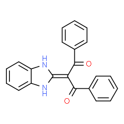 ChemSpider 2D Image | 2-(1,3-Dihydro-2H-benzimidazol-2-ylidene)-1,3-diphenyl-1,3-propanedione | C22H16N2O2