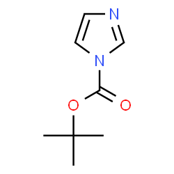 ChemSpider 2D Image | N-tert-Butoxycarbonylimidazole | C8H12N2O2