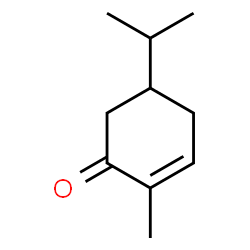 ChemSpider 2D Image | 5-Isopropyl-2-methyl-2-cyclohexen-1-one | C10H16O