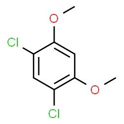 ChemSpider 2D Image | 1,5-Dichloro-2,4-dimethoxybenzene | C8H8Cl2O2