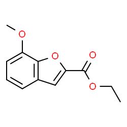 ChemSpider 2D Image | ethyl 7-methoxybenzofuran-2-carboxylate | C12H12O4