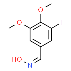ChemSpider 2D Image | (Z)-N-Hydroxy-1-(3-iodo-4,5-dimethoxyphenyl)methanimine | C9H10INO3